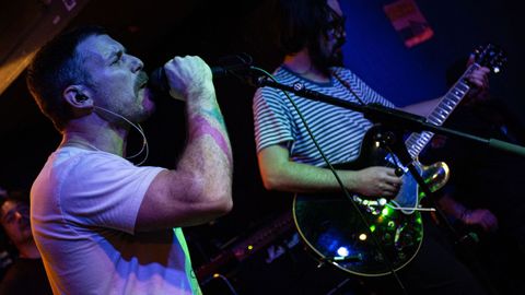 Imagen de un concierto de la banda ferrolana Pulpa