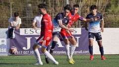 La disputa fue intensa en el derbi de Oira