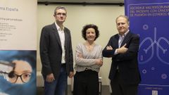 Fernando Lpez Ros, Mariluz Amador y Javier de Castro durante la presentacin