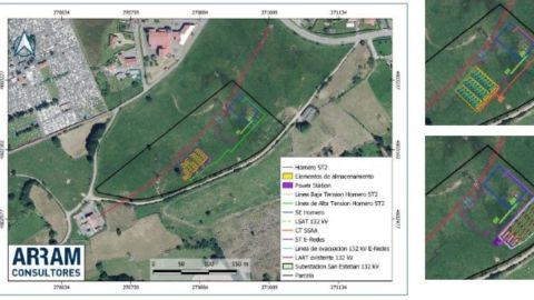 El Principado avala el impacto ambiental de tres plantas de bater�as con 72 contenedores en San Esteban (Oviedo)