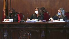 Foto de archivo de las magistradas de la seccin cuarta de la Audiencia de Pontevedra.