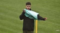 Hugo �lvarez es uno de los jugadores del Celta que disputan su primera eliminatoria continental.