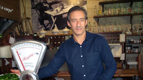 Roberto Iglesias é responsable do restaurante Os Pendellos