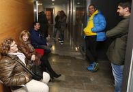 Ayer la alcaldesa de Viveiro, Mar�a Loureiro, se reuni� con los trabajadores seleccionados. 