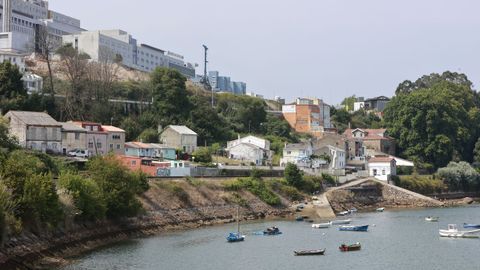 Vista de la zona de As Xubias, pendiente de una regeneraci�n urban�stica.