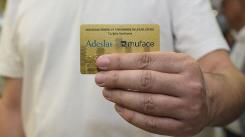 La tarjeta para la receta electrónica de Muface funciona como la del Sergas