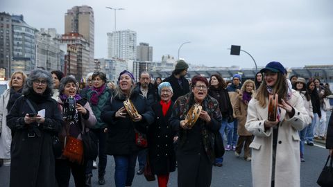 Manifestaci�n del 8M en A Coru�a