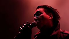 Marylin Manson en concierto en Campo Pequeno, en Lisboa (Portugal)