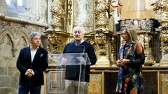 Lores, Mosquera y Carmela Silva, este jueves en Santa Clara