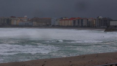 Temporal en Riazor.