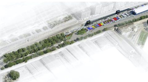 La intervencin prev actuar sobre la superficie comprendida entre la nave de la Pescadera de Ucha y la alameda del Carbn