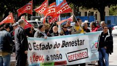 Concentraci�n en defensa de las pensiones en A Coru�a