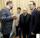 Monteagudo, Quiroga, Alonso e Lorenzo, no acto.