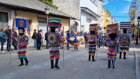 Boteiros no desfile de Viana do Bolo.