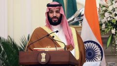 El pr�ncipe heredero saud�, Mohamed bin Salman