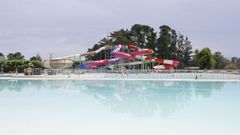 Parque acuático del complejo deportivo de Monterrei, en O Pereiro de Aguiar (Ourense).