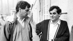 Javier �lvarez Salgado, a la izquierda de la imagen, junto a Mariano Haro en una imagen de finales de los a�os 90.