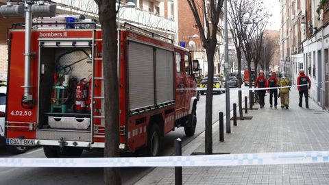 Imagen de archivo de los bomberos de Badalona