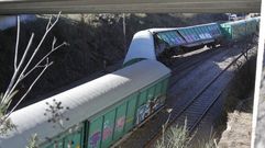 As� fue el descarrilamiento de un tren de mercanc�as en Boqueix�n