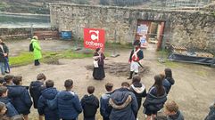 Visita de escolares al castillo de San Felipe.