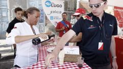 Beatriz Vila, en una campa�a promocional de la gastronom�a lucense