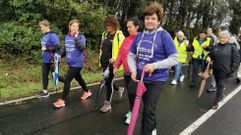As� fue la �andaina� solidaria en Pesadoira, Negreira