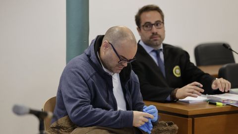 Javier G. S., durante el juicio en la Audiencia Provincial en el que result condenado a 22 aos y medio de crcel