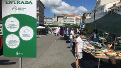Imagen de archivo de una feria celebrada en Betanzos ya en la �nueva normalidad�