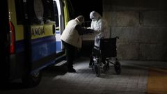 Los mayores afectados por coronavirus fueron trasladados a la residencia de Ba�os de Molgas