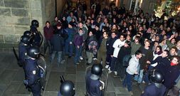 Las protestas incluyeron un encierro en el rectorado