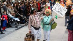 Las im�genes del desfile de carnaval en O Grove