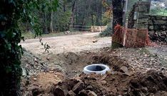 Cruces hace saneamiento en Aguiar, en la foto, Vilar y Os Salgueiros.