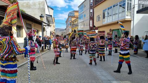 Numeroso grupo de boteiros en Viana do Bolo.