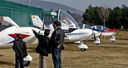 El aer�dromo de Godos, en una imagen del 2012, est� en proceso de legalizaci�n tras un conflicto de nueve a�os. 