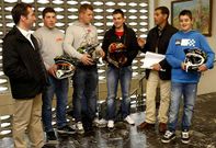 Esteban Raposo, Iv�n Moscoso, Jonathan V�zquez, Miguel Garc�a, Juan Puga y Marco P�rez.