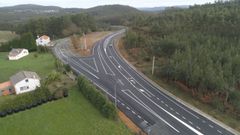 Tramo ya mejorado de la AC-862