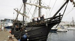 La �Nao Victoria�, en otra visita a la ciudad. 