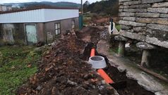 Obras en la zona de A Xunqueira