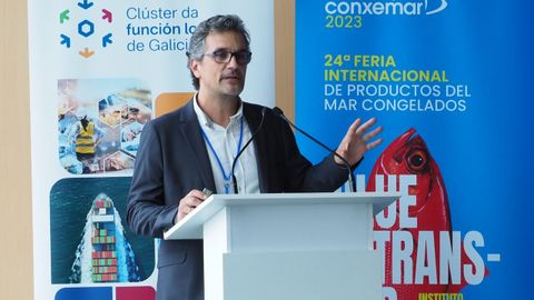 Iago Dom�nguez es el gerente del Cl�ster da Funci�n Lox�stica de Galicia.