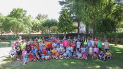Imagen de los participantes en las escuelas deportivas de Ver�n en el 2019
