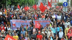 Imagen de archivo de la huelga comarcal del 2013, en demanda de medidas similares