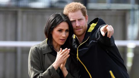 Meghan Markle y su esposo, el prncipe Enrique