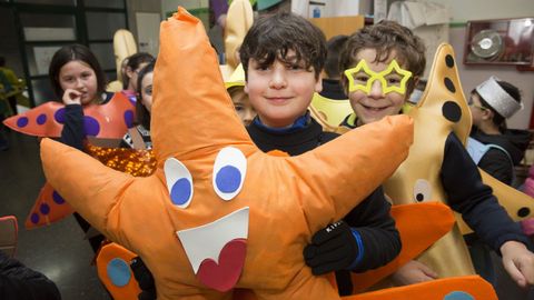 Carnaval del colegio Milladoiro de Malpica