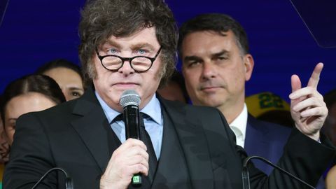 El presidente de Argentina, Javier Milei, particip� en la Convenci�n Nacional del Partido Liberal.