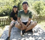 Los dos hermanos taiwaneses, de 19 y 18 a�os, son los m�s bromistas del campamento. 