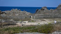 Cami�o do Litoral a su paso por Barbanza