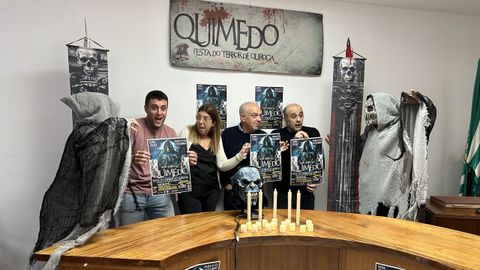 Presentación da sexta edición do QuiMedo na casa consistorial de Quiroga