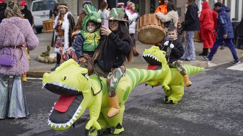 No faltaron los disfraces.