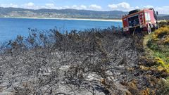 Incendio de 2021 en Punta Frouxeira, Meir�s, Valdovi�o.