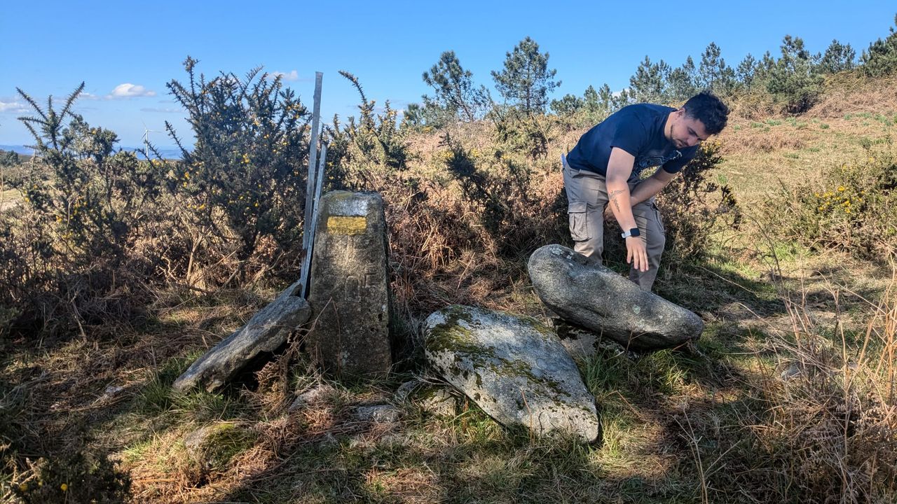 La piedra de A Cañiza con la que se podía controlar el tiempo